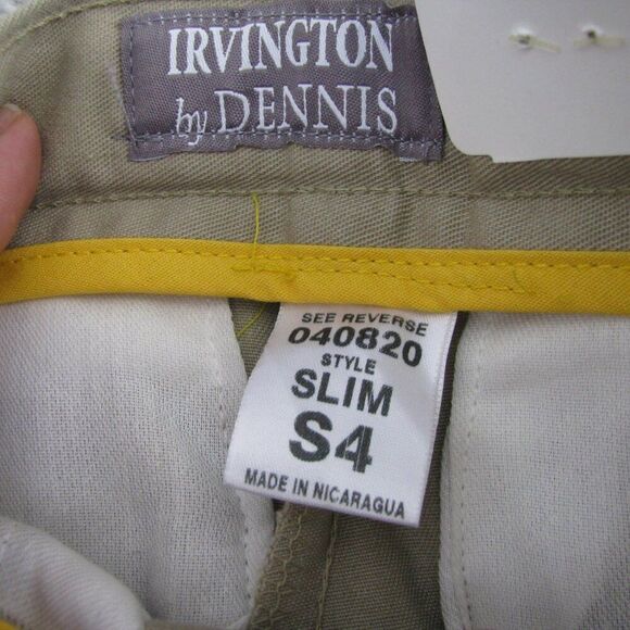 NWT Dennis uniform Irvington khaki shorts Girls 4 slim - Picture 7 of 12